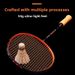 Adult Offense Badminton Racket 10U Full Carbon Fiber Ultralight Single Pack Gift Box Sports Outdoor_desvips.com