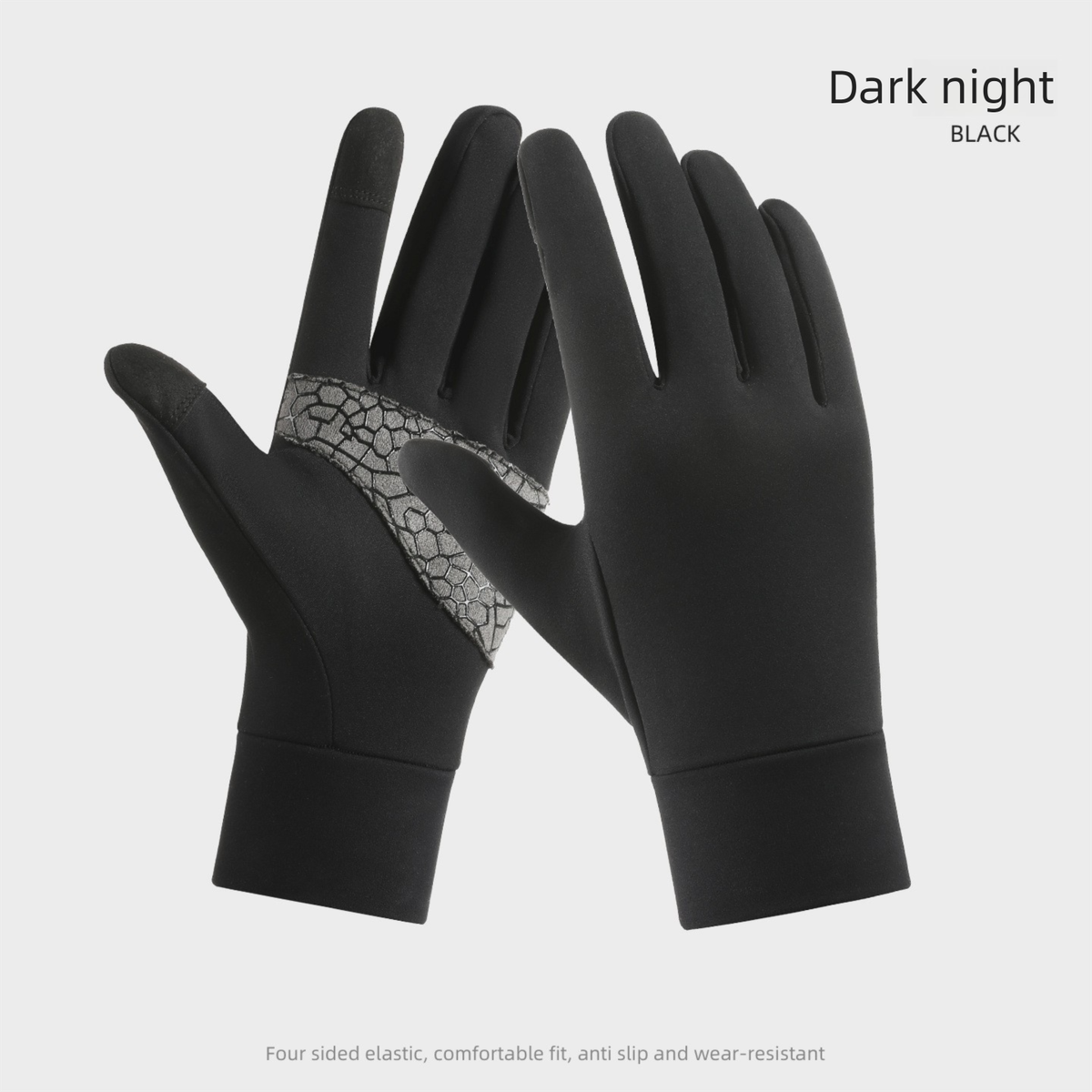 Winter Training Warm Outdoor Marathon Sports Cycling Fleece Anti-Slip Men And Women Running Gloves_desvips.com