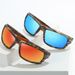 Unisex Cycling Sports Polarized Square Frame Camouflage Tactical Glasses Outdoor Fishing Trendy Sunglasses_desvips.com