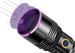 High-power Strong Flashlight 20W Rechargeable Black Mirror Portable Anti-counterfeiting Detection 365nm UV Light_desvips.com