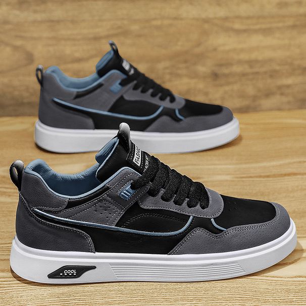 Men's Low-Top Casual Sports Fashion Basketball Sneakers Street Style Skateboarding Shoes For Teens_desvips.com