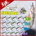 New 5PCS/Box Winter Ice Fishing Hooks Three-jaw Hook High Tackle Tools Carbon Steel Sinking Bait Tool_desvips.com
