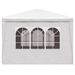 Party Tent - Anthracite, Blue, Green, White - UV- And Water-Resistant Polyethylene With Steel Frame - Ideal For Outdoor Gatherings - Easy Assembly_desvips.com