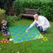 Multipurpose PVC Game Mat - Giant Playmat For Kids With Chess Snakes & Ladders And Checkers - Portable Outdoor/Indoor Family Board Game_desvips.com