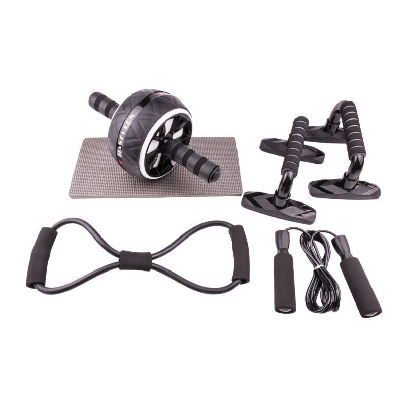 Push Up Abdominal Wheel Set Men's Abdominal Muscle Arm Comprehensive Training Device Fitness Seven Piece Set_desvips.com
