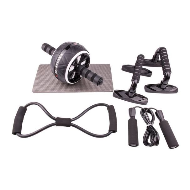 Push Up Abdominal Wheel Set Men's Abdominal Muscle Arm Comprehensive Training Device Fitness Seven Piece Set_desvips.com