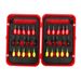 10-piece Set Of High-carbon Steel Fishing 1.5g/2.4cm Lure Lead Head Hooks, Single Hooks With Barbs_desvips.com