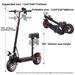 J11 Portable Off-Road With Seat For Adults, Foldable Electric Mobility Scooter_desvips.com
