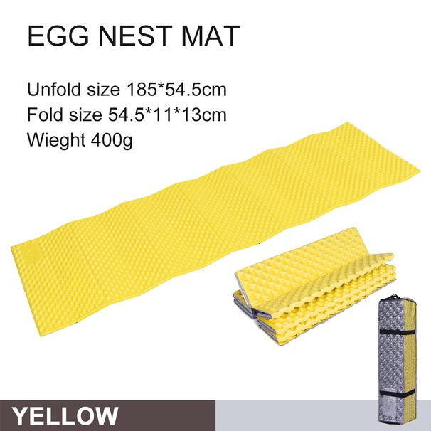 Ultralight Folding Egg Nest Pad Portable Foam Sleeping Mat With Storage Bag For Outdoor Hiking Backpacking Camping_desvips.com