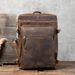 Vintage Genuine Backpack Laptop Crazy-horse Leather School Outdoor Travel Weekender Shoulder Bag_desvips.com
