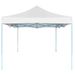 Foldable Party Tent - White, Waterproof Oxford Fabric, Powder-Coated Steel Frame, UV-Resistant, Easy Setup, Suitable For Outdoor Events_desvips.com