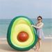 Avocado Pool Float - Extra Large Inflatable Lounger For Adults, Trendy Swim Ring_desvips.com