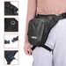 Hard Shell Waist Fanny Pack,Water‑Resistant EVA Sling Crossbody Bag With Reflective Logo For Motorcycle Hiking Outdoor_desvips.com