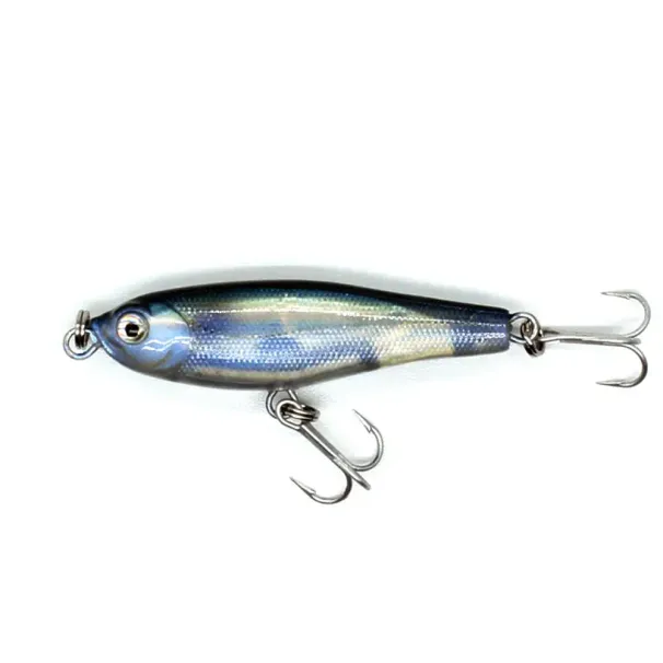 AOCLU-Hard Bait Pencil Wobbler Lure, Sinking Small Stick, Swimming Like Injured Dying Fish, VMC Hooks, Solid Body, 38mm, 2.8g_desvips.com