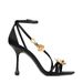 Summer 2026 New Style Gold Flower Single Shoes One-Strap Sexy Open-Toe Design Square Toe Stiletto High Heel Sandals For_desvips.com