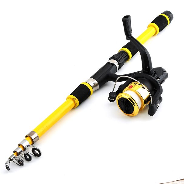 Rod Combo Ultra Short Rod And Reel Set 1.8m Children's Fishing Rod Fishing Gear Set_desvips.com