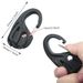 6PCS Black Nylon Stretch Rope Tightener Hooks With Self-Locking Mechanism For Adjustable Tensioning, Suitable For Outdoor Canopy, Rope, Fishing, And B_desvips.com