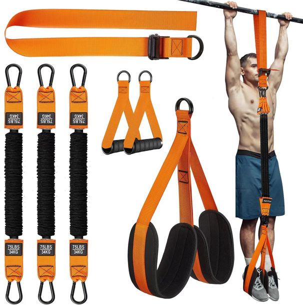Pull-up 1 Middle School Entrance Exam Assistance Training Device Horizontal Bar Elastic Rope Indoor Home Resistance Band_desvips.com