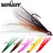 Bionic Lure Anchor Feather Hair Tying Single Barbed Fish Hook Gear Accessories Fishing_desvips.com