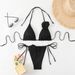 New Three-dimensional Floral Women's Swimsuit Bikini Set_desvips.com