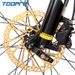 TOOPRE Bicycle Brake 160/180mm Mountain Bike Gold G3/HS1 Six-Spoke Rotor_desvips.com
