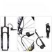 BLOOKE Bicycle High-Pressure Pump Front Fork Rear Tube Tire Shock Absorber Inflator With Pressure Gauge 300psi_desvips.com