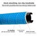 TOOPRE Mountain Bike Handlebar Grs PU Perforated Leather Colorful Non-Sl Breathable Aluminum Alloy Double Locking_desvips.com