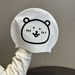 Self-ironic Bear Women's Waterproof Swimming Cap, Non-Tightening, Specially Designed For Long Hair, Comfortable Silicone_desvips.com