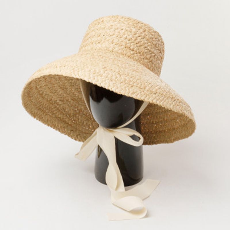 Hand-knitted Sun Hats Raffia Retro Summer Travel Sunscreen Beach Vacation Straw Hat With Lacing For Children Adult Holidays_desvips.com