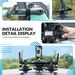 ROCKBROS Bicycle Carrier for Car Roof Rack, Suction Cup Aluminum, Upside - Down, Quick Installation_desvips.com