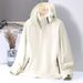 6266 For Spring Autumn, Men's Autumn And Winter Solid Color Windbreaker, Outdoor Long-sleeve Hooded Casual Sports_desvips.com