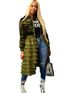 Women's Clothing Camouflage Print Zipper Mesh Splicing Jacket_desvips.com