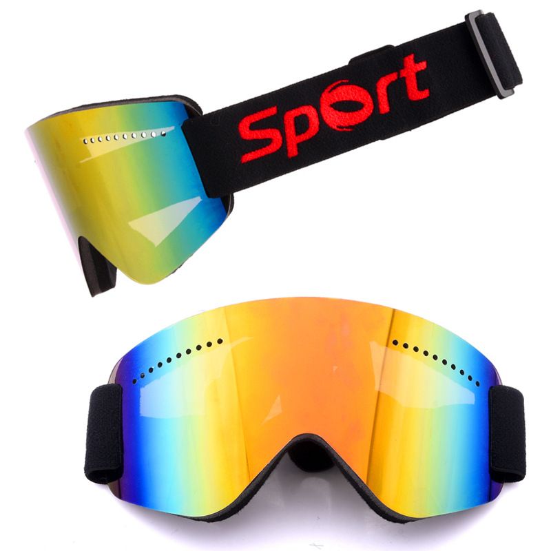 Ski Anti-Fog Windproof Sandproof Glasses For Men And Women Mountaineering Snow Goggles Motorcycle Off-Road Goggles/HX04_desvips.com