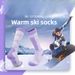 Winter Ski For Men Women, Thickened And Warm, Long Tube Cotton Outdoor Hiking Socks, Children's Snow Socks_desvips.com