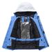 Children's Ski Suits For Girls And Boys 2 New Outdoor Single And Double Board Waterproof Jackets With Thick Warm Quilted Tops_desvips.com