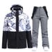 001 New Women's Snowboarding Suit Winter Outdoor Warm Thickened Ski Jacket And Pants Set_desvips.com