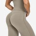 Women's Casual Pants, Slimming Straight Leg Pants, Women's Yoga Wear, Autumn And Winter Wide Leg Sports Yoga Pants_desvips.com