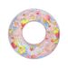 Cartoon Strawberry Inflatable Ring - Thickened PVC Swimming Float For Beginners & Adults (Glitter Design Water Play & Pool Safety)_desvips.com