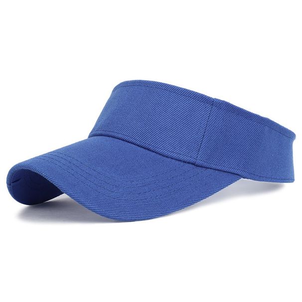 Solid Color Protection Sun For Women, Outdoor Sports Visor Cap, Sunshade Open-Top Summer Tennis Hat_desvips.com