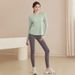 LazyZoom Yoga Clothes For Women 2025 New Loose Slimming Sports Top Long Sleeve Cover-Up Pilates Training Fitness Shirt_desvips.com