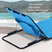 Outdoor Portable Foldable Backrest Sunbed Chair Adjustable Beach Mat Customizable_desvips.com