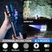 Rechargeable High Brightness P70 Aluminum Alloy Outdoor Portable Telescopic Zoom Long Range LED Flashlight_desvips.com