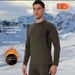 Autumn Winter Sports Top Base Layer Fleece Lined Thermal Underwear Basketball Training Wear Fitness Clothing Long Sleeve_desvips.com