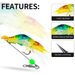 Luminous Bionic Soft 7cm 5.8g With Hook Shrimp Lure Bass Snakehead Fish Topmouth Culter All-Purpose_desvips.com