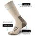80% For Men Women Thicken Warm Hiking Cushion Crew Merino Wool Sports Socks Moisture Wicking Euro Size_desvips.com