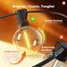 addlon 100FT G40 Outdoor String Lights With Remote Control And 54 Shatterproof LED Bulbs_desvips.com