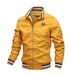 Spring And Autumn Stand-upollarasual Jacket For Outdoor Activities Men's Windproofycling, Fishing, Hiking Stretchy_desvips.com