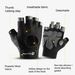 SportLife 1 Pair Workout Gloves Half Finger Palm Protection Nylon Breathable Exercise Gloves Gym Gloves For Fitness_desvips.com