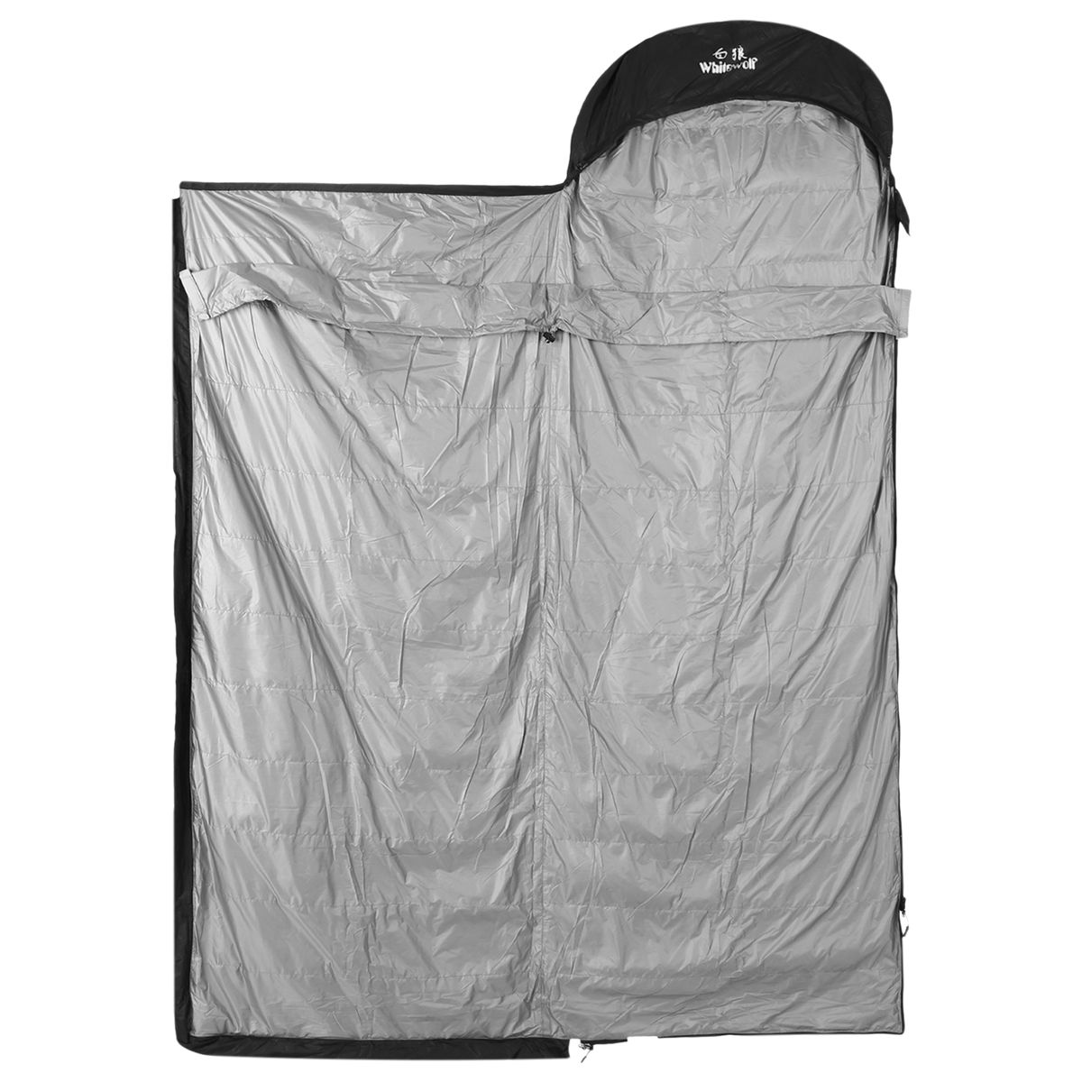 White Goose Down Lightweight Sleeping Bag 210x80cm With Storage Bag For Backpacking Camping Hiking Traveling_desvips.com