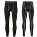 Men's Fleece Lined Athletic Leggings Quick Drying Stretchy Basketball Training Pants Warm Base Layer For Running Outdoor Sports_desvips.com